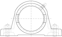 Подшипниковый узел чертеж