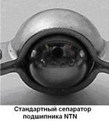 Стандартный сепаратор подшипника NTN