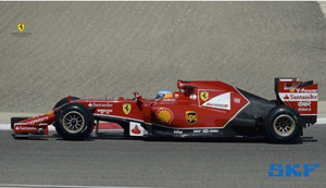 В новом автомобиле Scuderia Ferrari F14 крутятся подшипники SKF